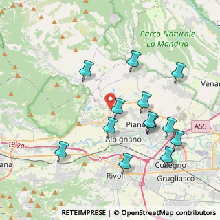 Mappa Via Tetti Gai, 10091 Alpignano TO, Italia (4.05154)