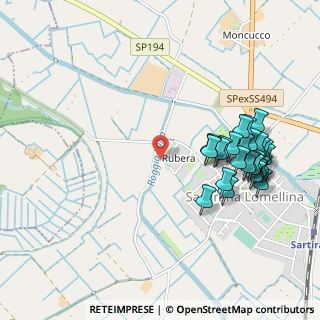 Mappa Via Silvio Pellico, 27020 Sartirana Lomellina PV, Italia (0.55407)