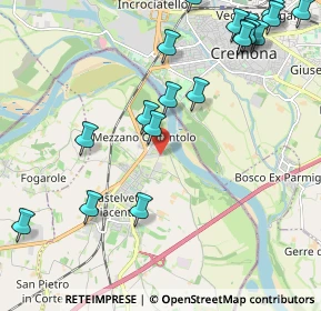 Mappa Via Francesco Mascherpa, 29010 Castelvetro Piacentino PC, Italia (2.769)