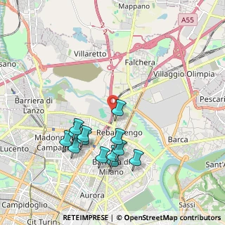 Mappa Raccordo Autostradale Torino - Aeroporto di Caselle, 10155 Torino TO, Italia (1.94154)