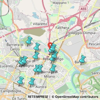 Mappa Raccordo Autostradale Torino - Aeroporto di Caselle, 10155 Torino TO, Italia (2.15)