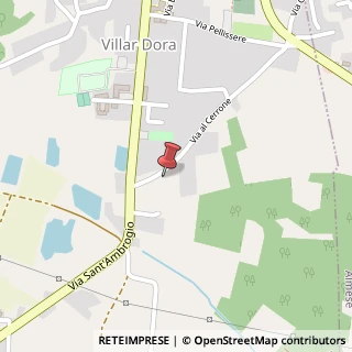 Mappa Via Al Cerrone, 10, 10040 Villar Dora, Torino (Piemonte)
