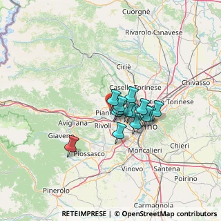 Mappa Via Magellano, 10044 Pianezza TO, Italia (8.295)