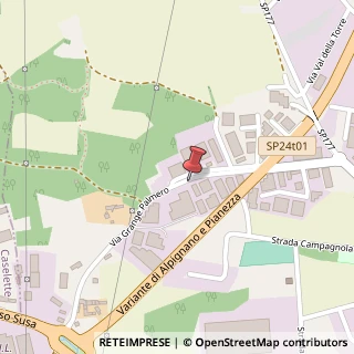Mappa Via Grange Palmero, 142, 10091 Alpignano, Torino (Piemonte)