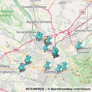 Mappa Via Reiss Romoli, 10048 Torino TO, Italia (3.82938)