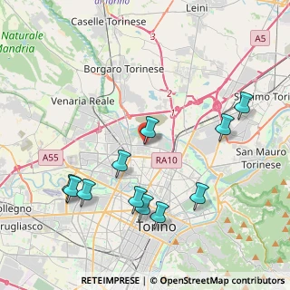 Mappa Via Reiss Romoli, 10048 Torino TO, Italia (4.43636)