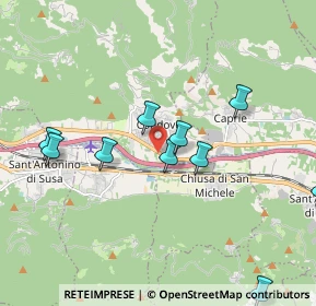 Mappa Via Moncenisio, 10055 Condove TO, Italia (2.63154)