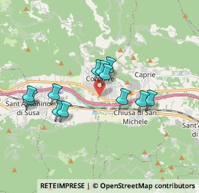 Mappa Via Moncenisio, 10055 Condove TO, Italia (1.54333)