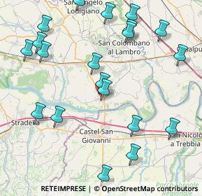 Mappa 27017 Pieve Porto Morone PV, Italia (9.963)