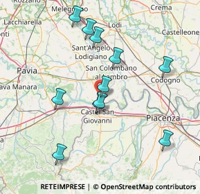 Mappa 27017 Pieve Porto Morone PV, Italia (14.84545)