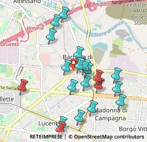 Mappa Via Andrea Sansovino, 10148 Torino TO, Italia (0.9665)