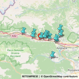 Mappa Viale IV Novembre, 10050 Sant'Antonino di Susa TO, Italia (5.45429)