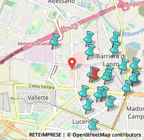 Mappa Strada Com. Altessano Centro commerciale Area 12 a, 10151 Torino TO, Italia (1.159)