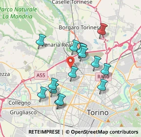 Mappa Strada Com. Altessano Centro commerciale Area 12 a, 10151 Torino TO, Italia (3.226)