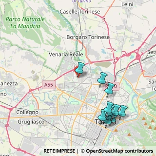 Mappa Strada Com. Altessano Centro commerciale Area 12 a, 10151 Torino TO, Italia (5.045)