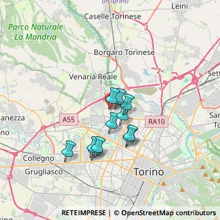 Mappa Strada Com. Altessano Centro commerciale Area 12 a, 10151 Torino TO, Italia (2.65545)
