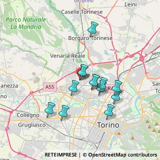 Mappa Strada Com. Altessano Centro commerciale Area 12 a, 10151 Torino TO, Italia (3.04615)