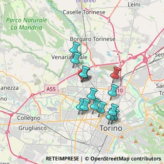 Mappa Strada Com. Altessano Centro commerciale Area 12 a, 10151 Torino TO, Italia (3.17286)