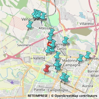 Mappa Strada Com. Altessano Centro commerciale Area 12 a, 10151 Torino TO, Italia (2.0155)
