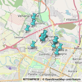 Mappa Strada Com. Altessano Centro commerciale Area 12 a, 10151 Torino TO, Italia (1.23429)