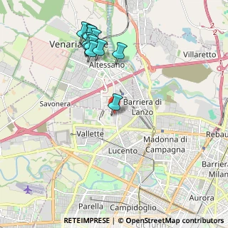 Mappa Strada Com. Altessano Centro commerciale Area 12 a, 10151 Torino TO, Italia (2.22182)