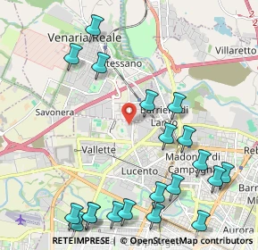 Mappa Strada Com. Altessano Centro commerciale Area 12 a, 10151 Torino TO, Italia (2.7125)