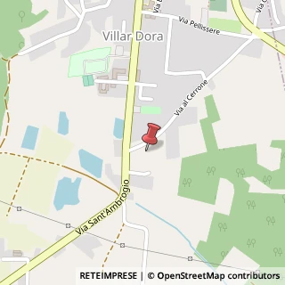 Mappa Via Al Cerrone, 8, 10040 Villar Dora, Torino (Piemonte)