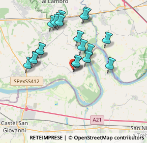 Mappa Via del Mago, 27010 Monticelli Pavese PV, Italia (3.604)