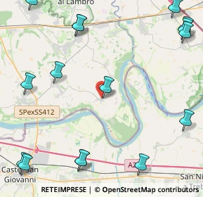 Mappa Via del Mago, 27010 Monticelli Pavese PV, Italia (6.47235)