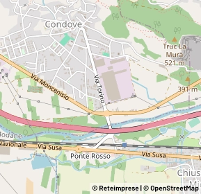 Mappa Via Giacomo Leopardi, 10055 Condove TO, Italia (0.31154)