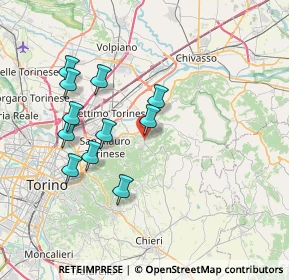 Mappa Via Ettore Fico, 10090 Castiglione Torinese TO, Italia (7.00273)