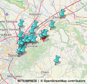 Mappa Via Ettore Fico, 10090 Castiglione Torinese TO, Italia (6.7125)