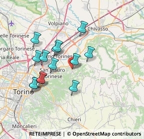 Mappa Via Ettore Fico, 10090 Castiglione Torinese TO, Italia (6.58214)