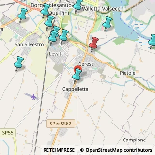 Mappa Centro Virgilio, 46030 Borgo Virgilio MN, Italia (3.6355)