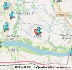 Mappa Via Roma, 27017 Zerbo PV, Italia (3.36273)