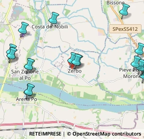 Mappa Via Roma, 27017 Zerbo PV, Italia (2.8455)