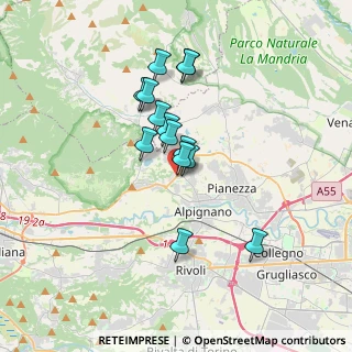 Mappa Via Grange Palmero, 10091 Alpignano TO, Italia (2.73286)