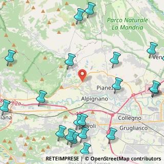 Mappa Via Grange Palmero, 10091 Alpignano TO, Italia (6.4135)