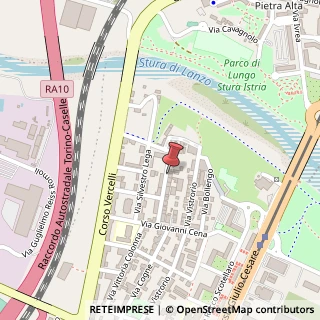 Mappa Via Umberto Balestreri, 18/34, 10155 Torino, Torino (Piemonte)