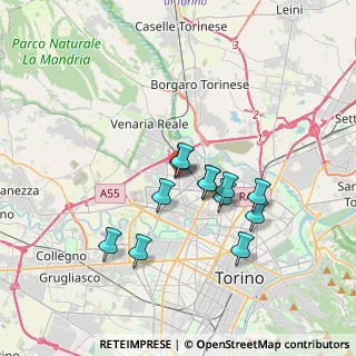 Mappa Str. Altessano 110, 10151 Torino TO, Italia (2.8925)