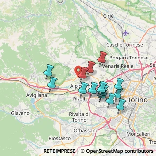 Mappa Via Mompellato, 10091 Alpignano TO, Italia (6.65333)