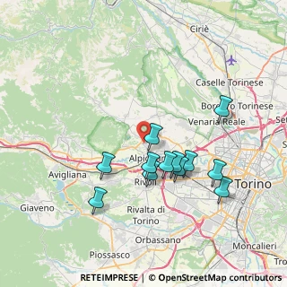 Mappa Via Mompellato, 10091 Alpignano TO, Italia (6.82917)