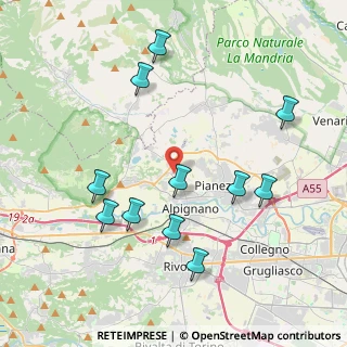 Mappa Via Mompellato, 10091 Alpignano TO, Italia (4.23909)