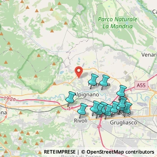 Mappa Via Mompellato, 10091 Alpignano TO, Italia (4.70615)