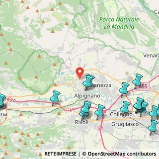 Mappa Via Mompellato, 10091 Alpignano TO, Italia (6.412)