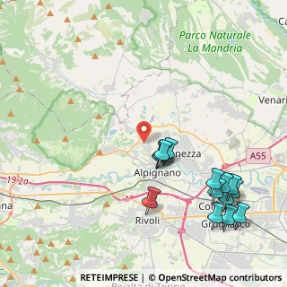 Mappa Via Mompellato, 10091 Alpignano TO, Italia (4.875)