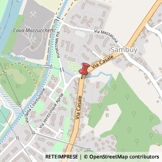 Mappa Via Casale,  140, 10099 San Mauro Torinese, Torino (Piemonte)