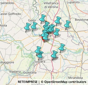 Mappa Via del Commercio, 46034 Borgo Virgilio MN, Italia (9.90526)