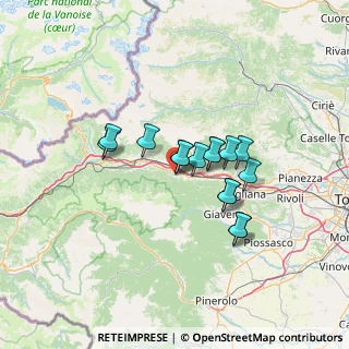 Mappa Via Fratta, 10050 Villar Focchiardo TO, Italia (10.09733)