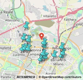 Mappa Via Reiss Romoli, 10147 Torino TO, Italia (1.89438)